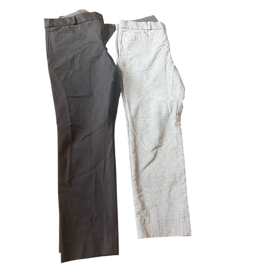 Lot of 2 Banana Republic Sloan Pants Womens Size 10 Black Office Career Workwear
